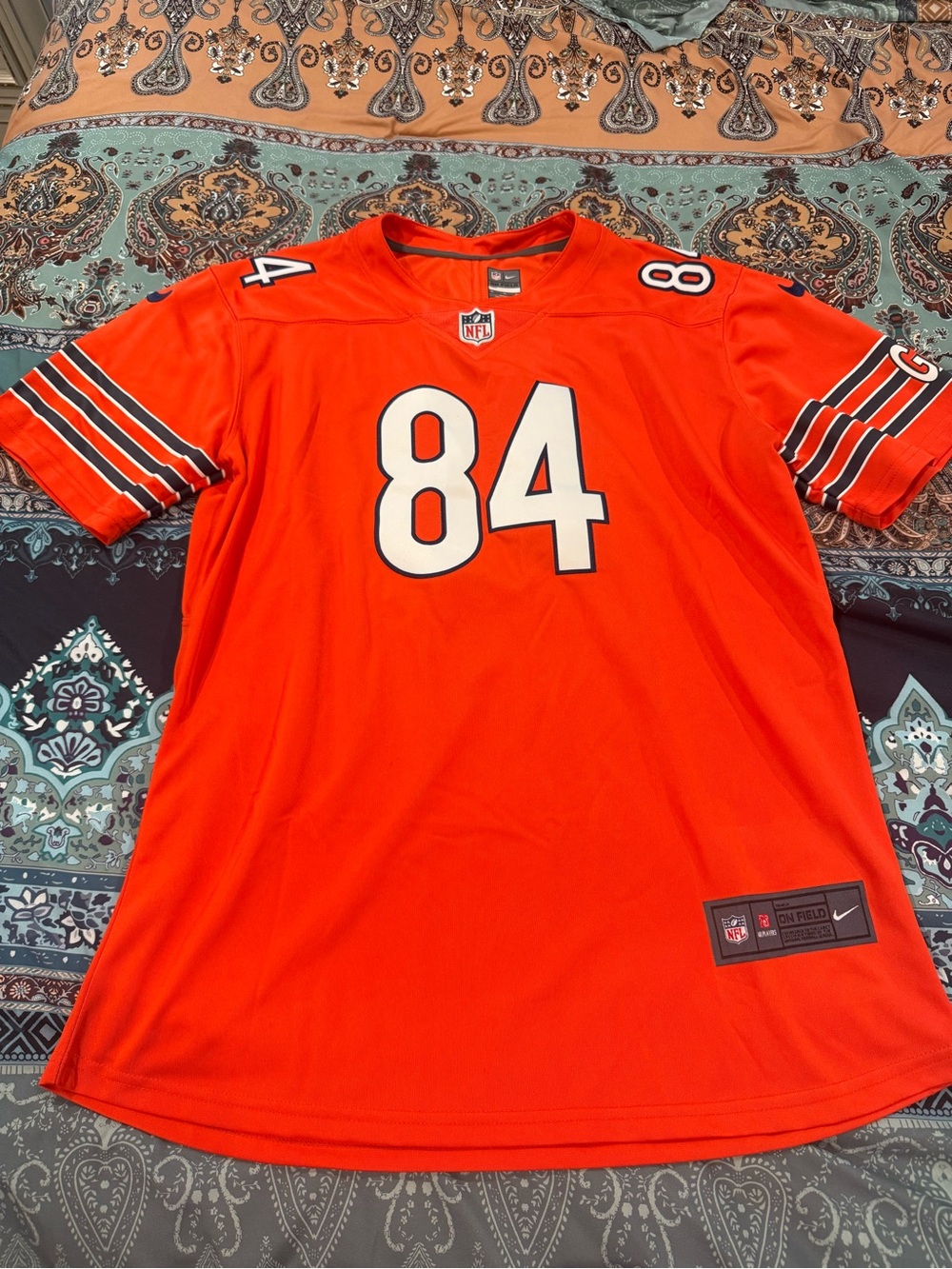 Women’s Nike Chicago Bears Colston Loveland #84 Orange Jersey
